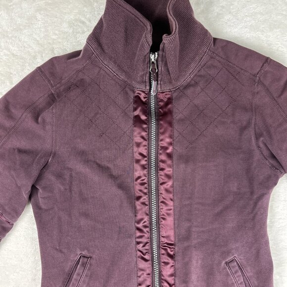 Lululemon Mogul Women's Track Jacket Purple Full Zip Womens Size Small* - Picture 2 of 11